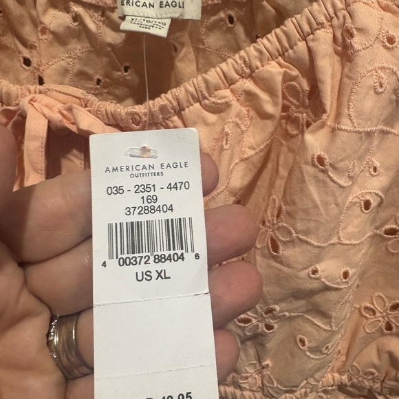 AE Pintuck Ruffle Babydoll Top - Picture 4 of 7